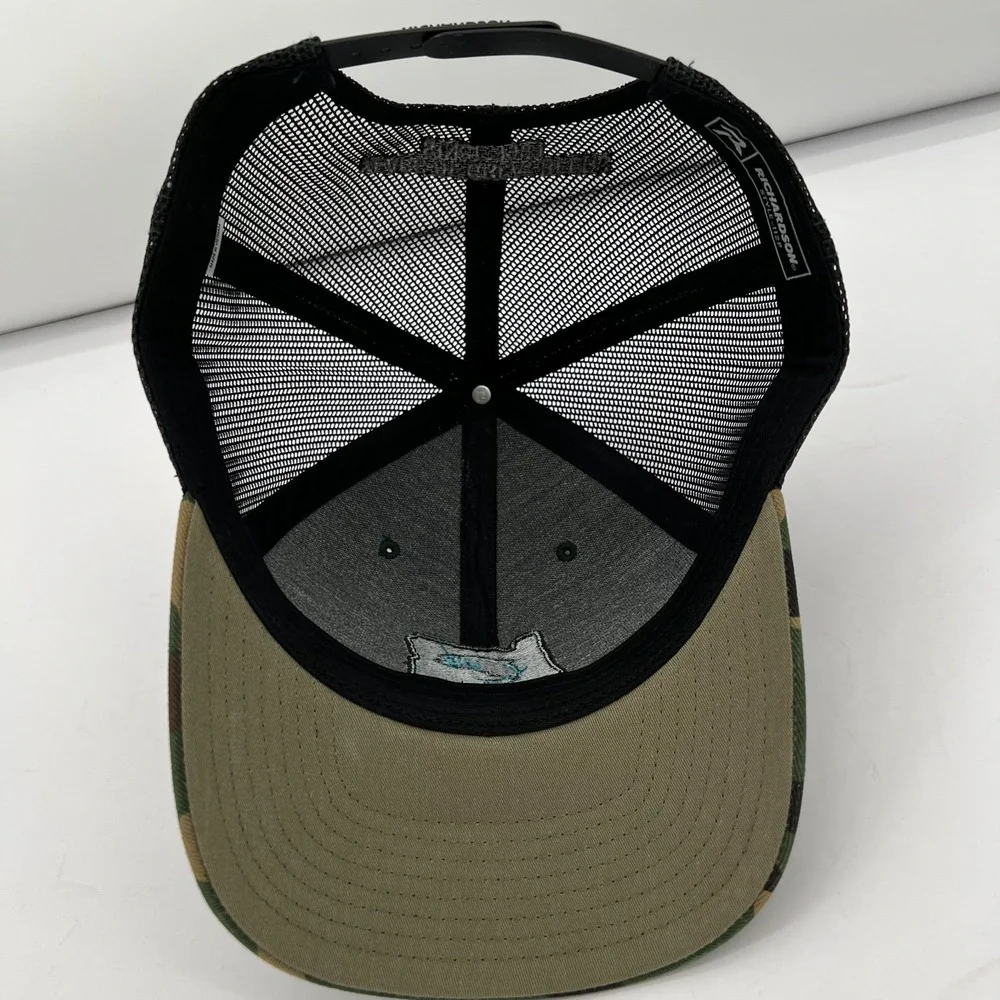 Mckenzie Brewing Eugene Oregon Camo‎ Trucker Hat Fish State Embroided